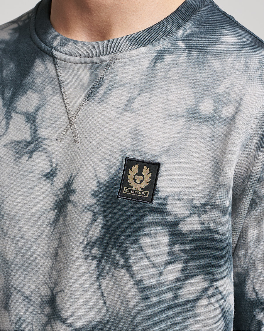 Herren | Pullover | Belstaff | Surface Batik Sweatshirt Granite Grey
