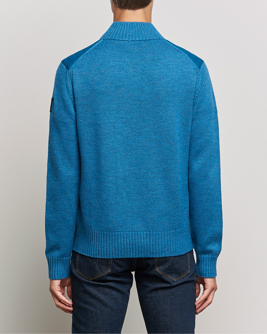 Herren | Pullover | Belstaff | Kingston Full Zip Hybrid Legion Blue