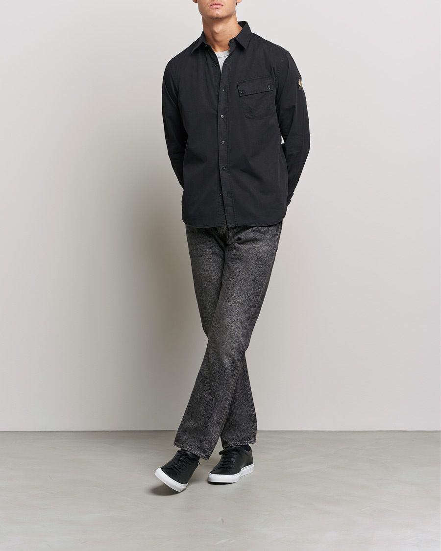 Herren | Hemden | Belstaff | Pitch Cotton Pocket Shirt Black