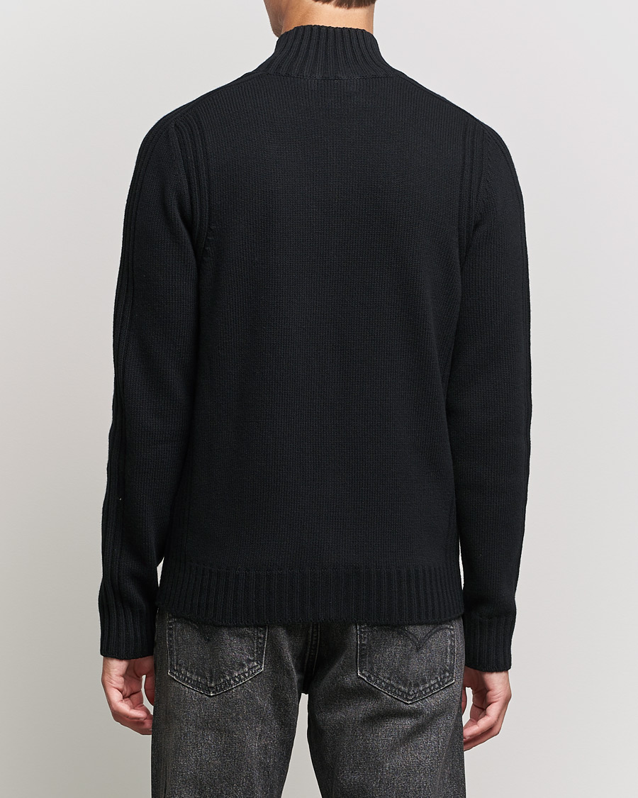 Herren | Pullover | Belstaff | Watch Full Zip Wool Cardigan Black