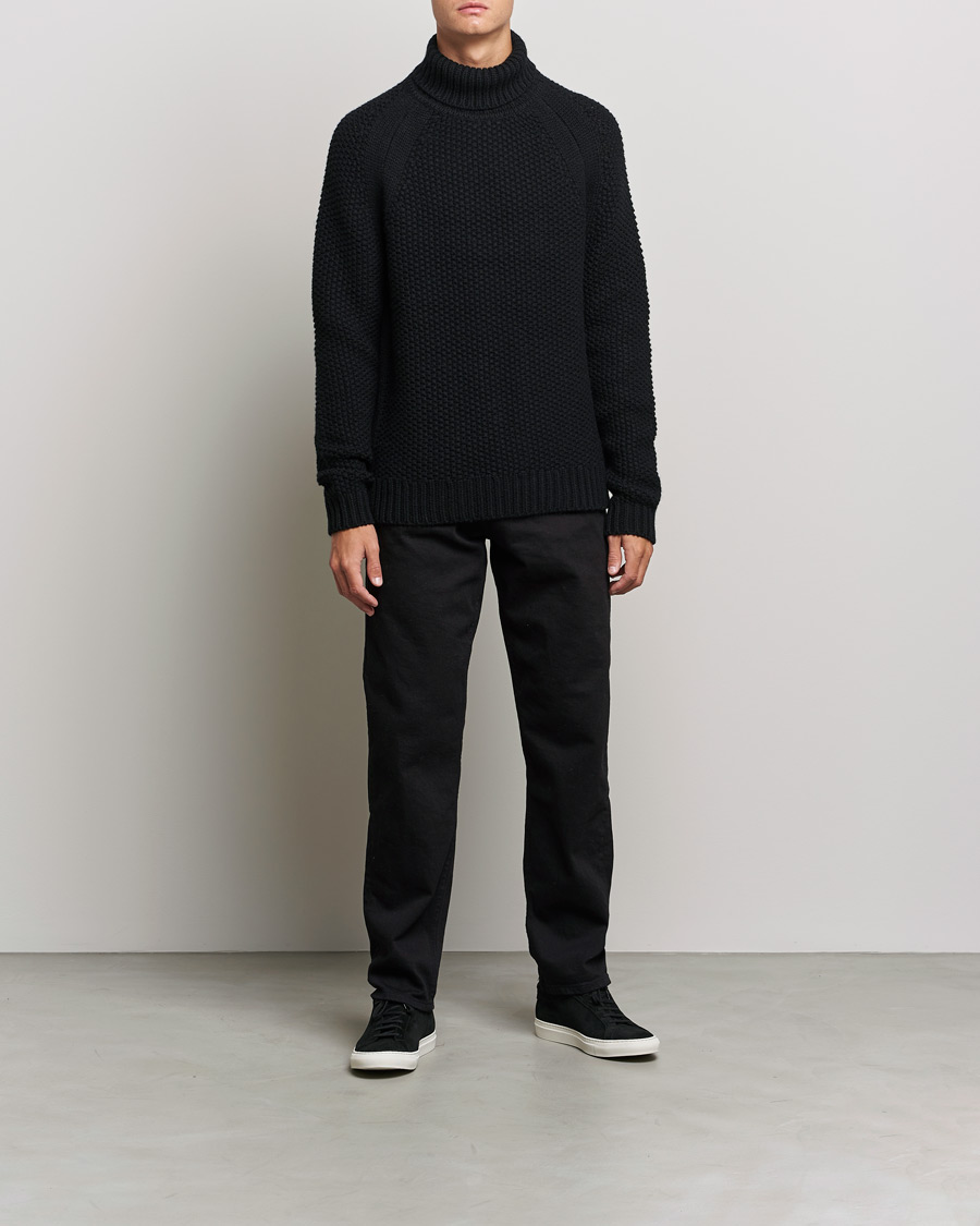 Herren | Pullover | Belstaff | Manor Wool Rollneck Black