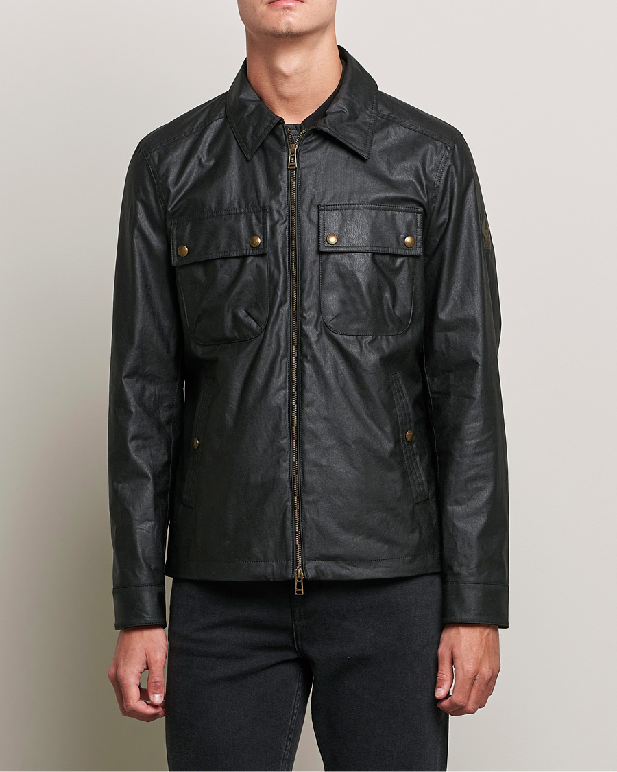 Herren | Belstaff | Belstaff | Tour Waxed Shirt Jacket Black