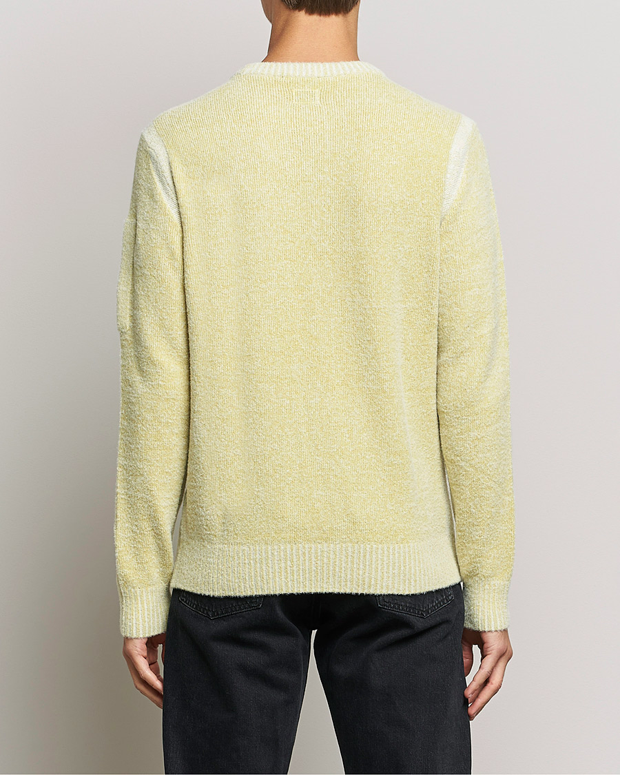 Herren | Pullover | C.P. Company | Fleece Knit Lens Roundneck Yellow
