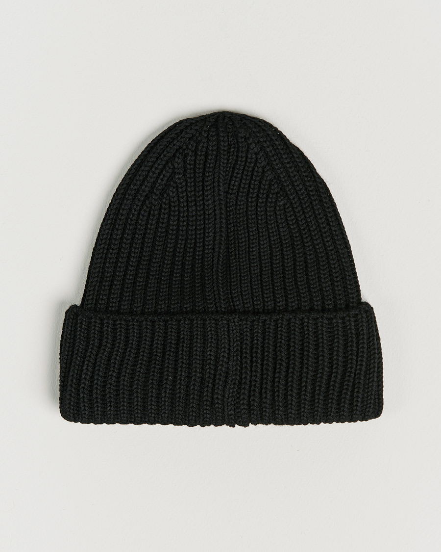 Herren | C.P. Company Knitted Merino Goggle Beanie Black | C.P. Company | Knitted Merino Goggle Beanie Black