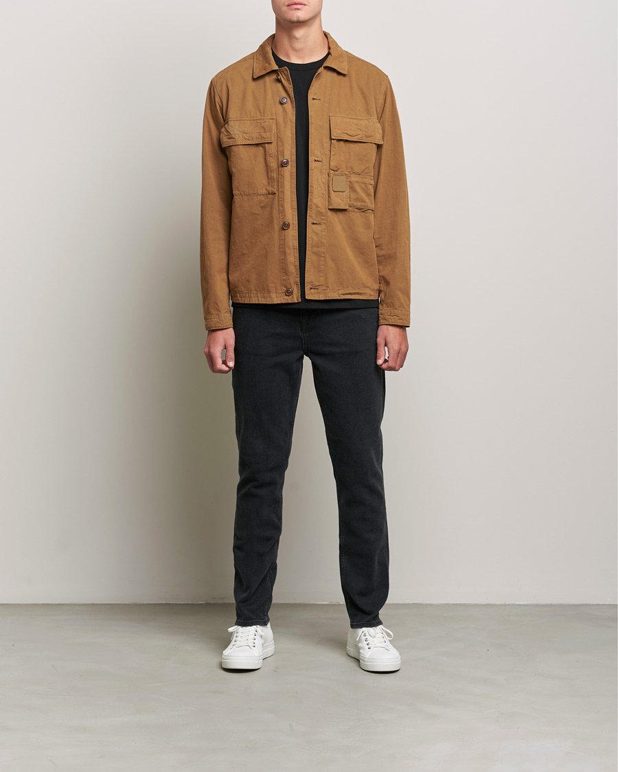 Herren | Hemden | C.P. Company | Metropolis Micro Reps Diamond Peach Overshirt Khaki