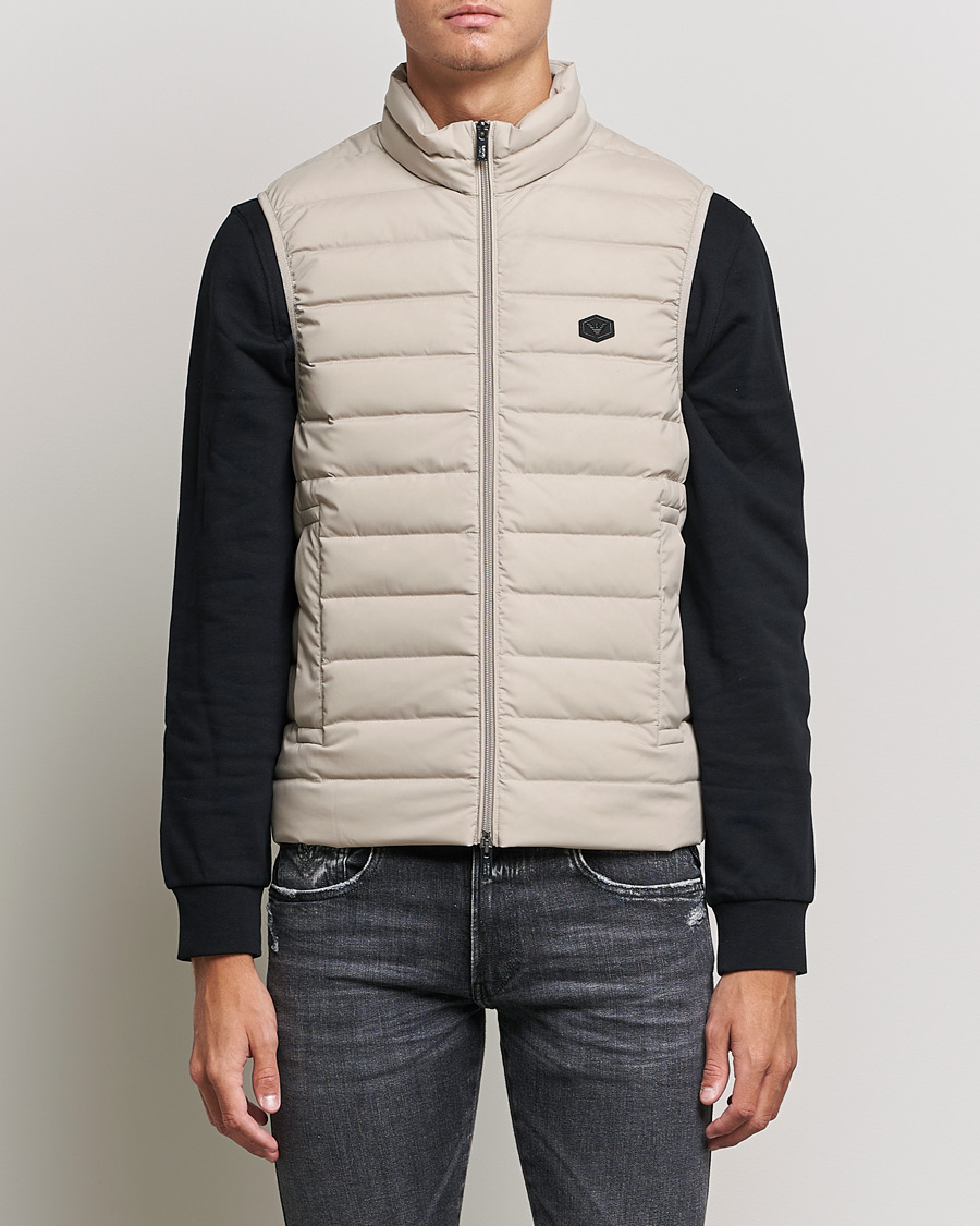 Herren | Jacken | Emporio Armani | Light Down Vest Beige