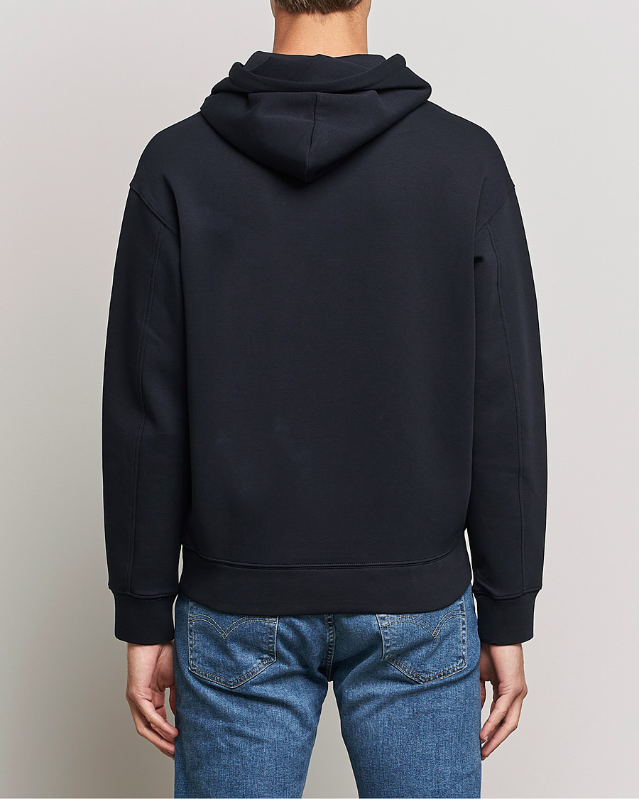 Herren | Pullover | Emporio Armani | Printed Hoodie Navy