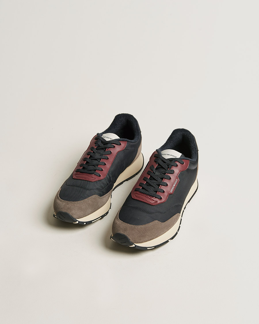 Herren | Emporio Armani Running Sneaker Black | Emporio Armani | Running Sneaker Black