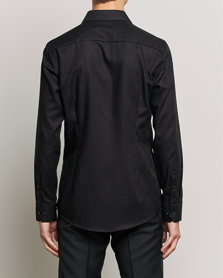 Herren | Hemden | Eton | Jaquard Paisley Shirt Black