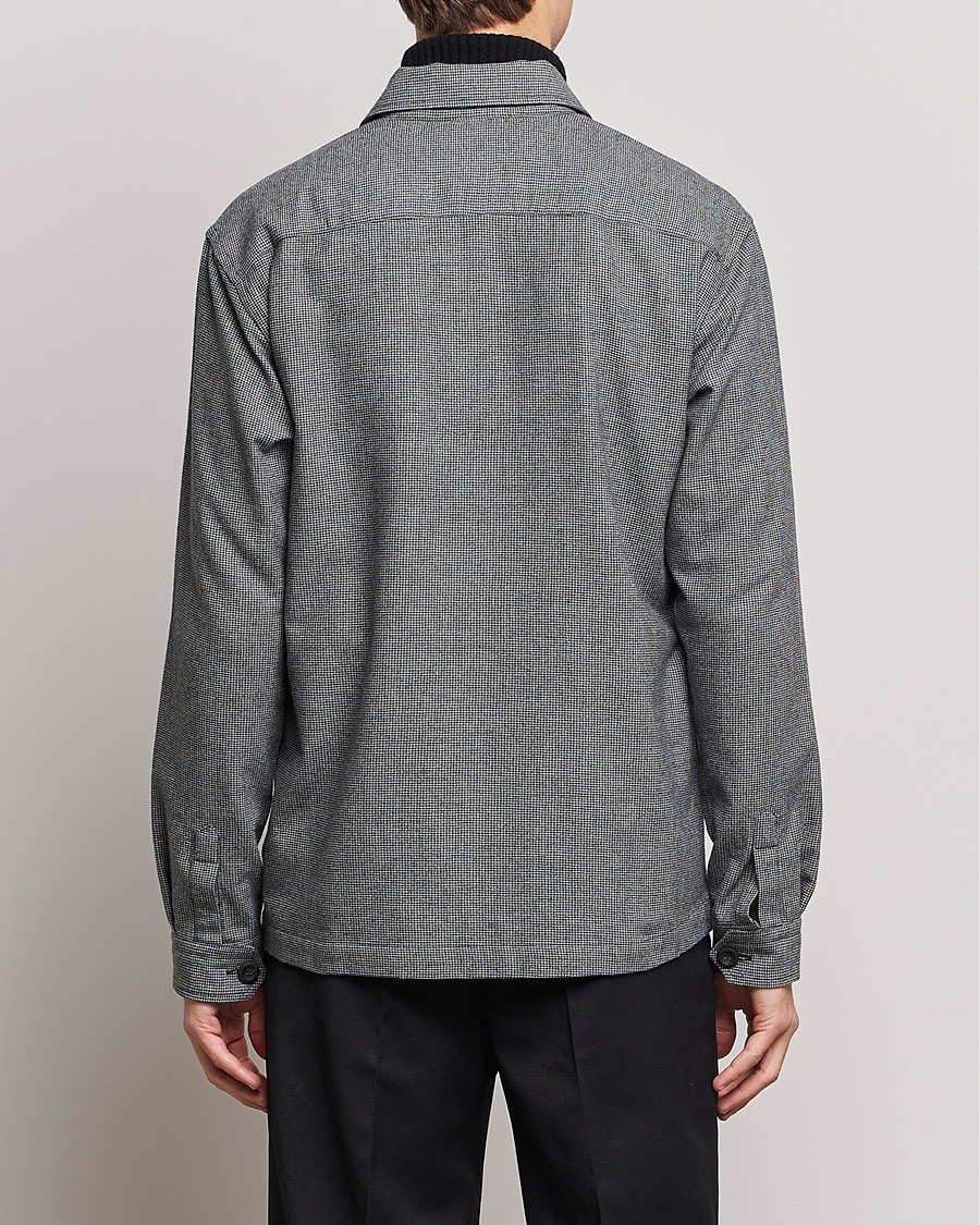 Herren | Hemden | Eton | Wool Cashmere Overshirt Black