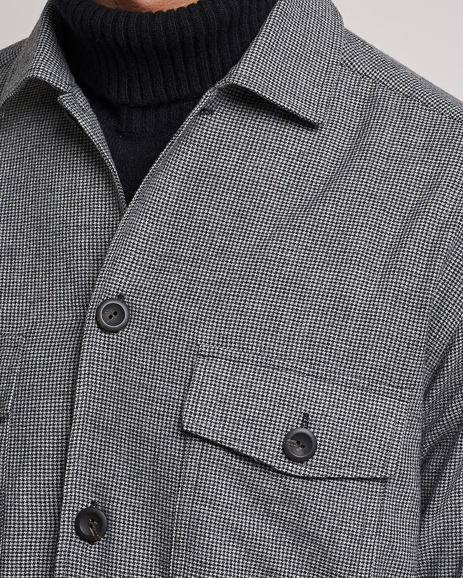 Herren | Hemden | Eton | Wool Cashmere Overshirt Black