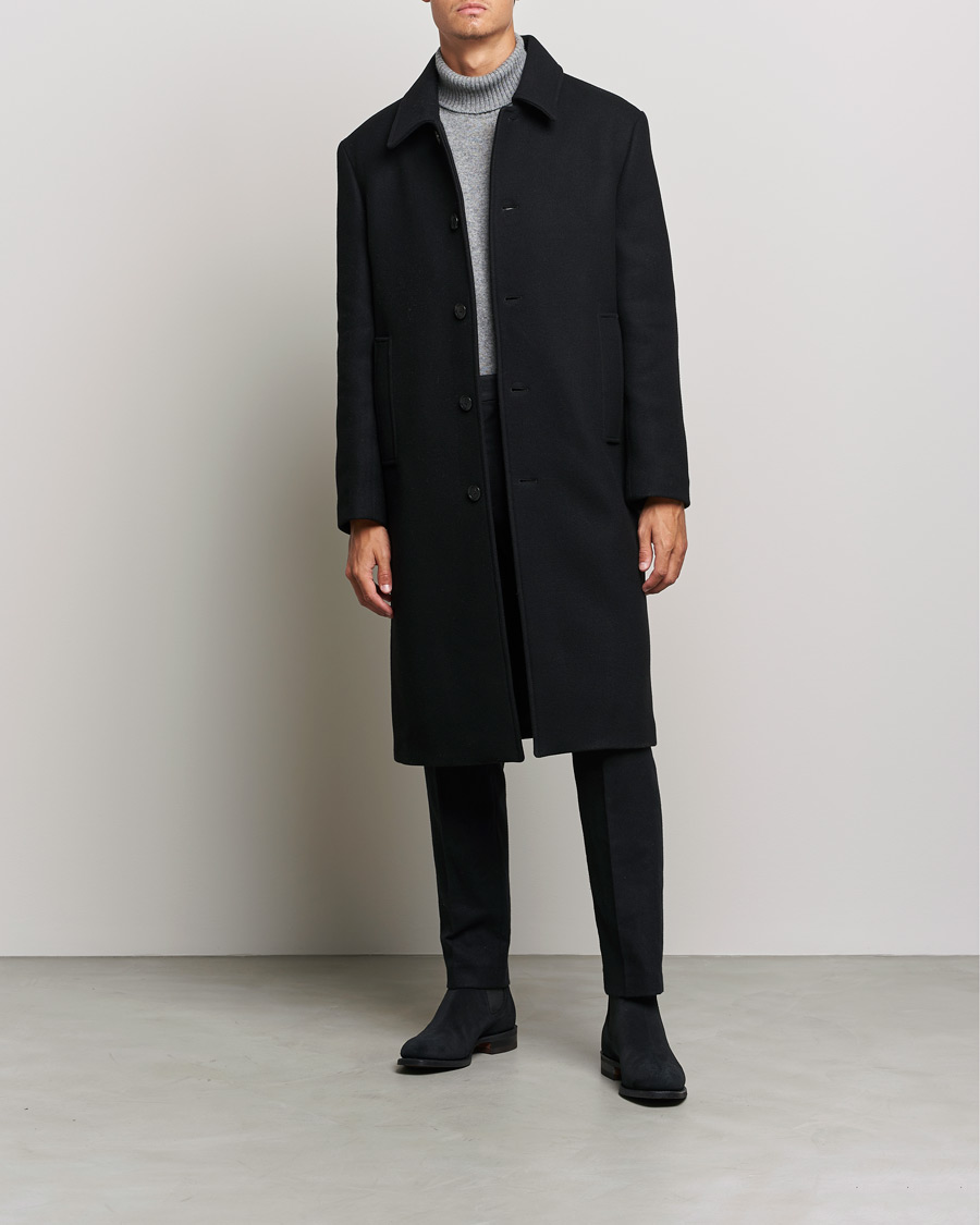 Herren | Jacken | Filippa K | Berlin Wool Coat Black