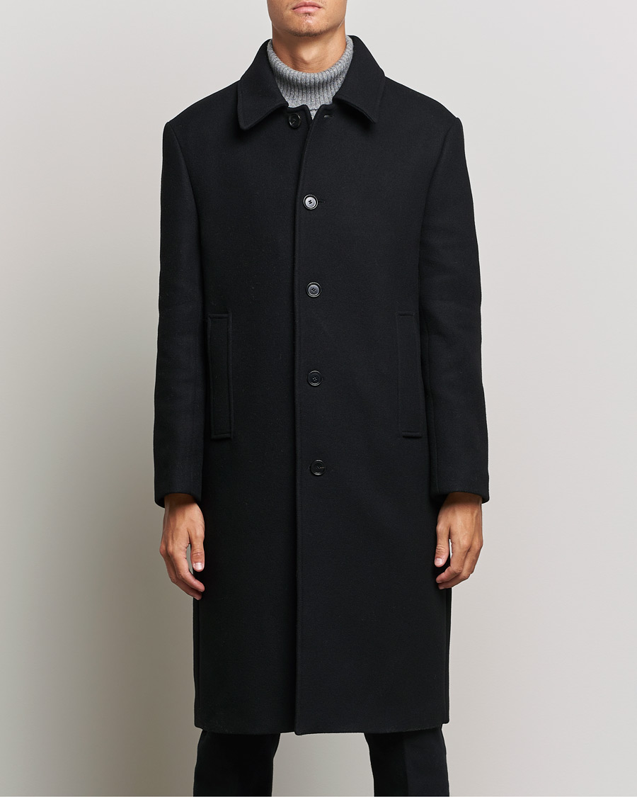 Herren | Filippa K | Filippa K | Berlin Wool Coat Black