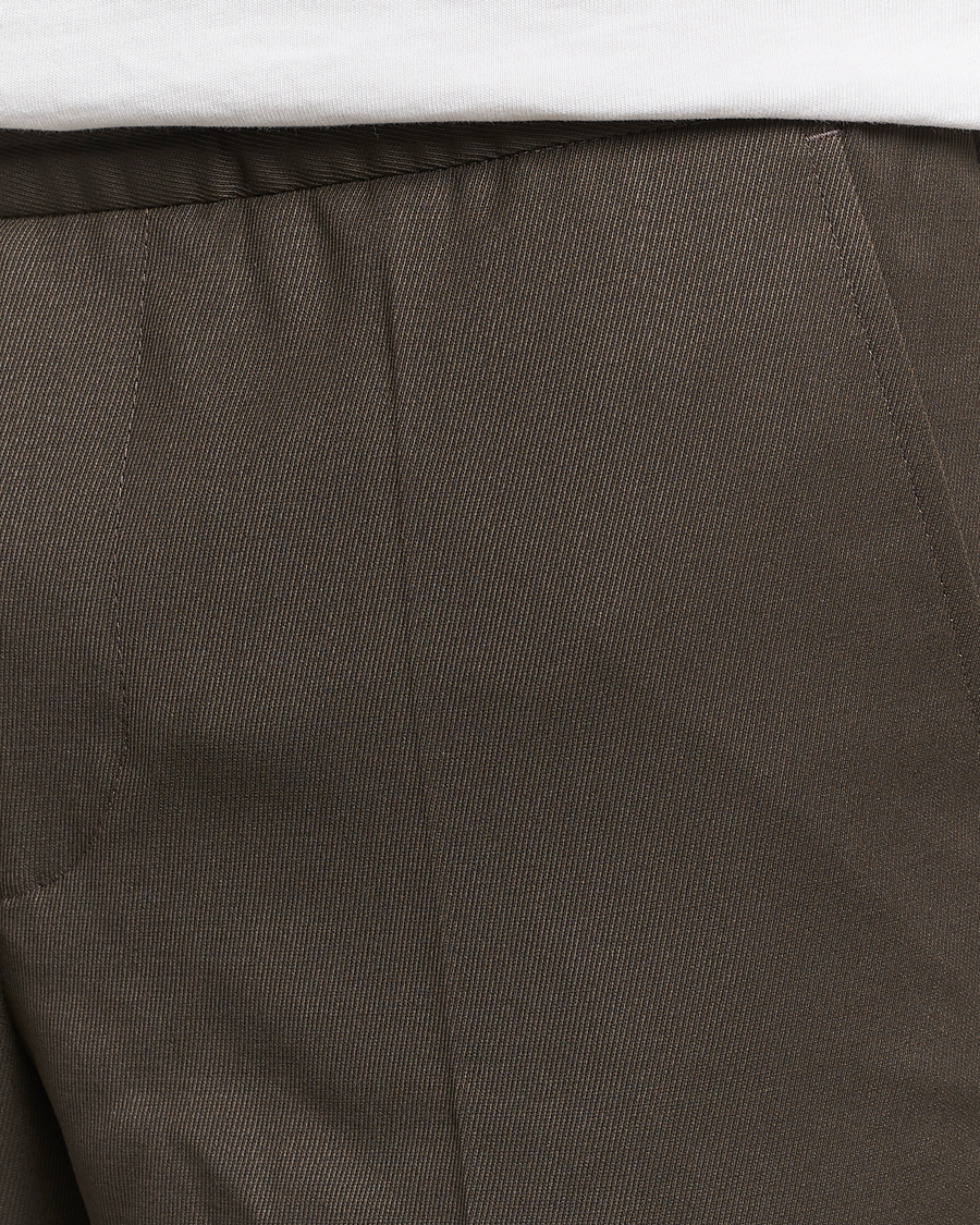 Herren | Hosen | Filippa K | Terry Wool Trousers Dark Forest Green