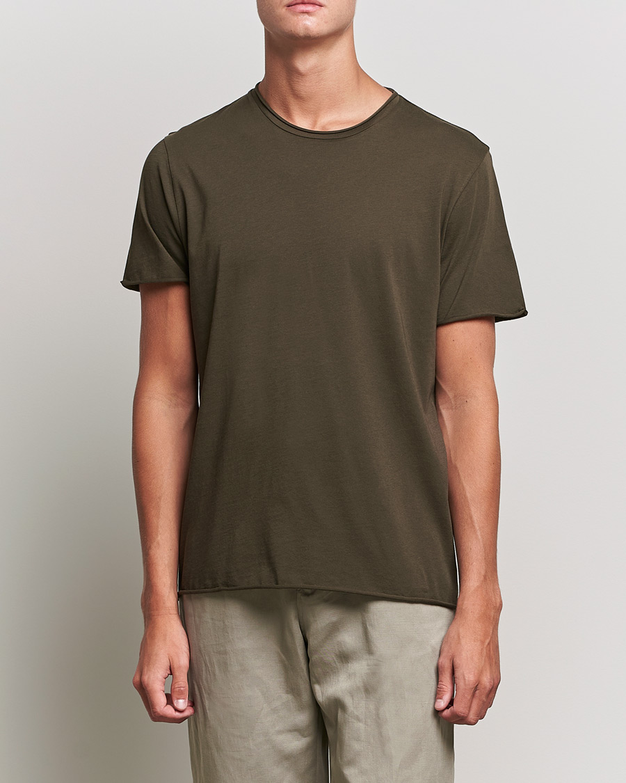 Herren |  | Filippa K | Roll Neck T-Shirt Dark Forest Green