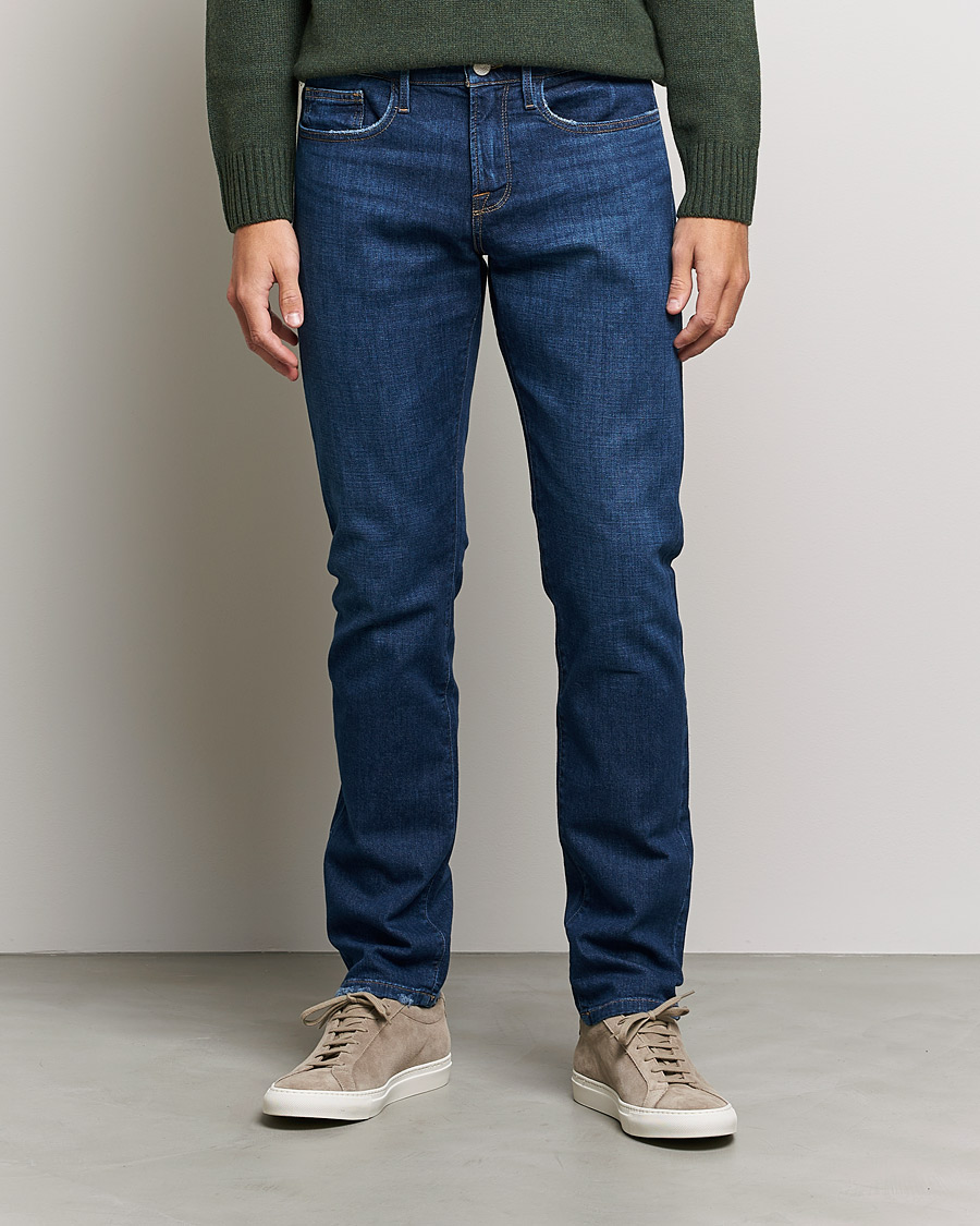 Herren | Jeans | FRAME | L´Homme Slim Stretch Degradable Jeans Indigo Land