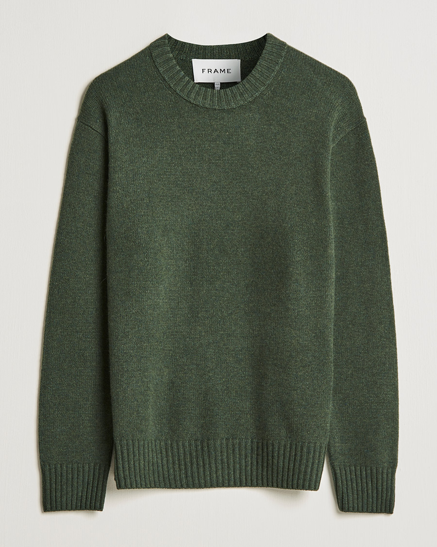 Herren |  | FRAME | Cashmere Sweater Military Green
