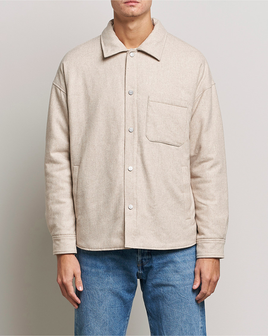 Herren | Hemden | FRAME | Warm Textured Wool/Cashmere Overshirt Deep Fog