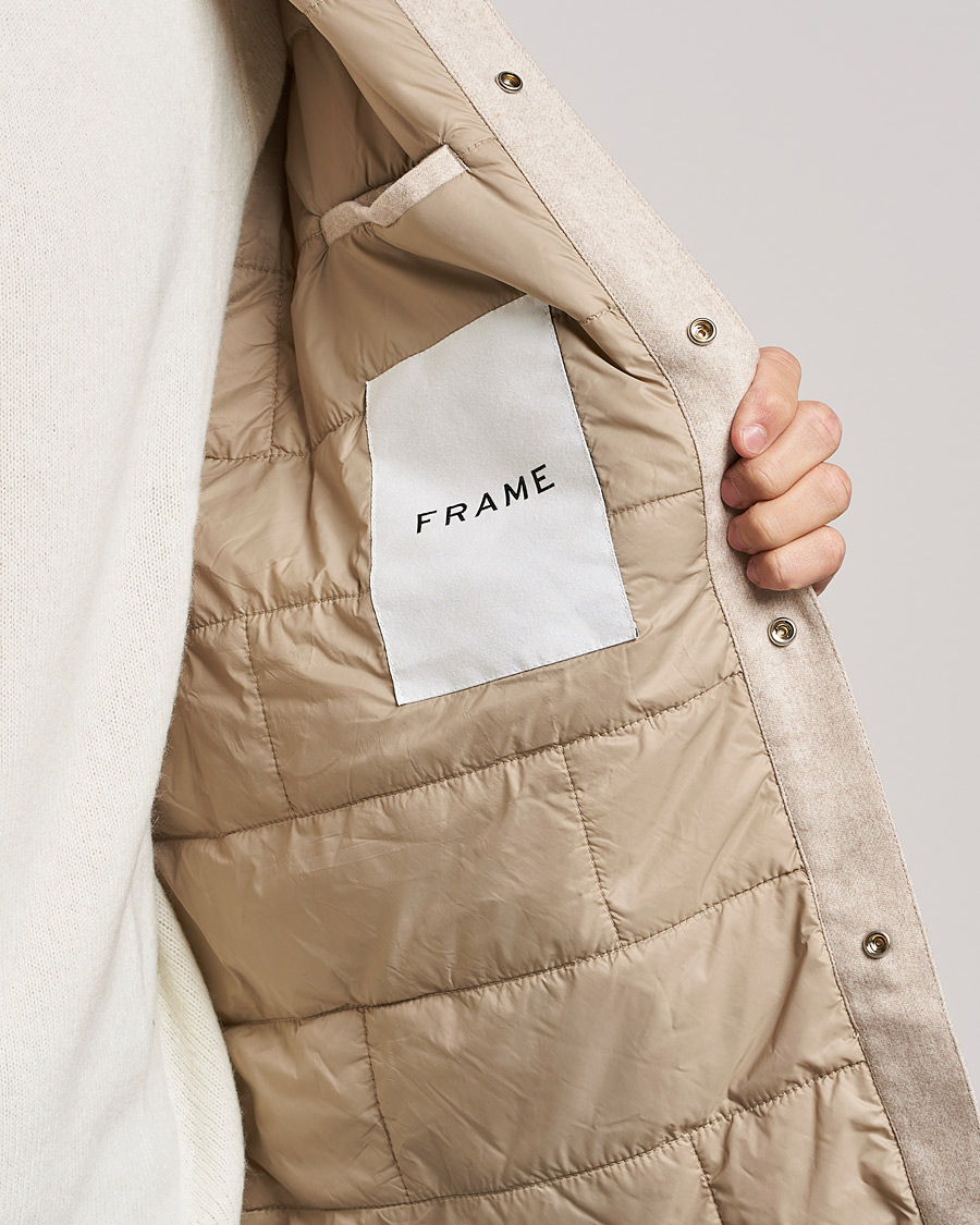 Herren | Hemden | FRAME | Warm Textured Wool/Cashmere Overshirt Deep Fog