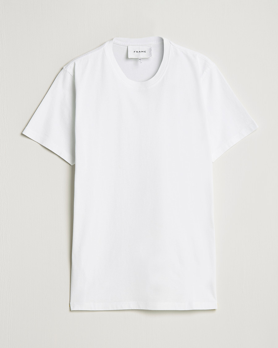 Herren | T-Shirts | FRAME | Logo T-Shirt Blanc