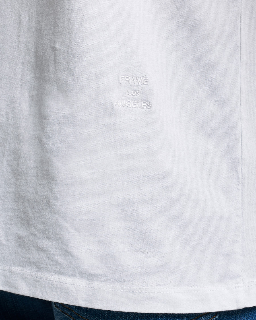 Herren | T-Shirts | FRAME | Logo T-Shirt Blanc