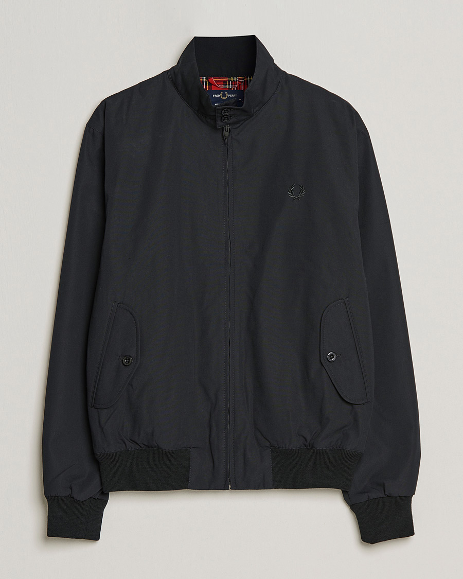 Herren | Jacken | Fred Perry | Harrington Made In England Jacket Black