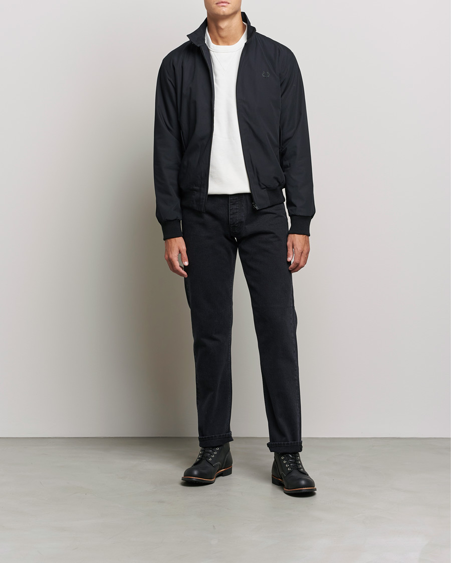 Herren | Jacken | Fred Perry | Harrington Made In England Jacket Black