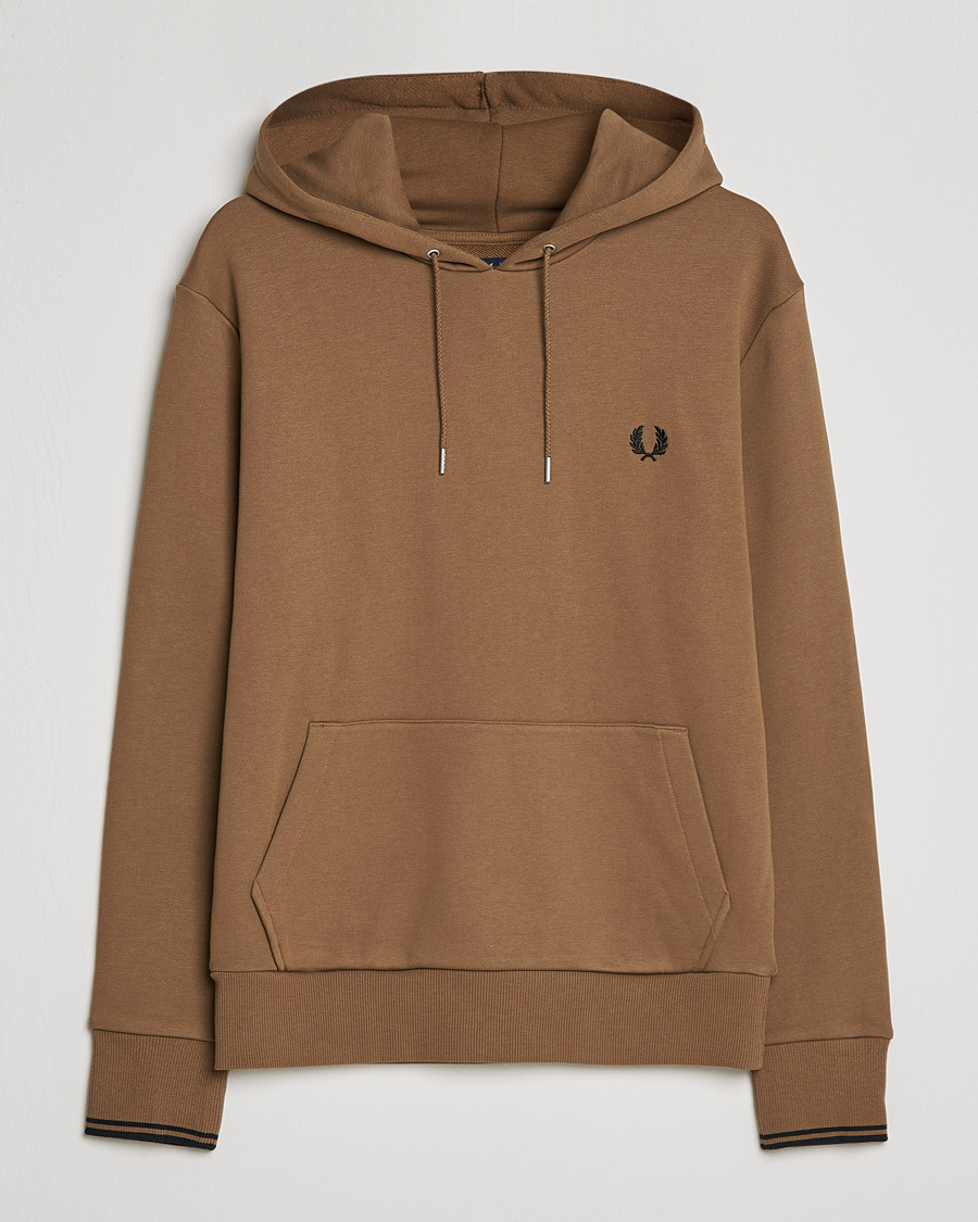 Herren | Pullover | Fred Perry | Twin Tipped Hooded Sweatshirt Shadded Stone