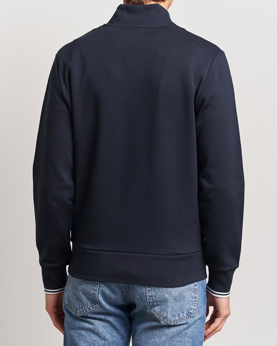 Herren | Pullover | Fred Perry | Half Zip Sweatshirt Navy