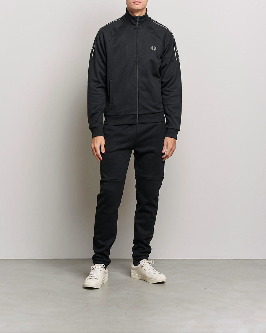 Herren | Hosen | Fred Perry | Tapped Pannel Sweatpant Black