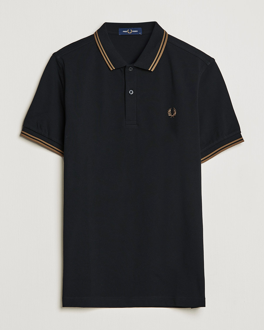 Herren | Poloshirts | Fred Perry | Twin Tipped Shirt Black