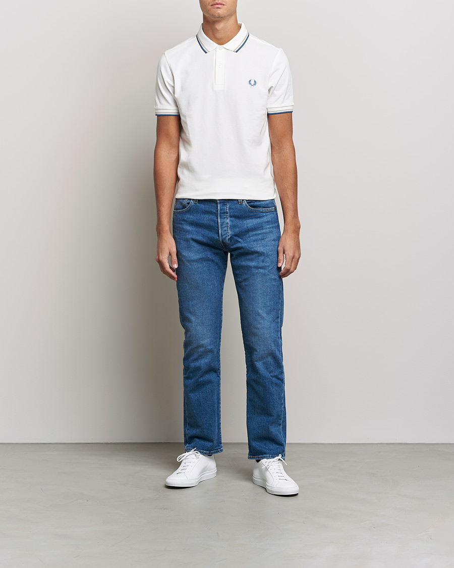 Herren | Poloshirt | Fred Perry | Twin Tipped Shirt Snow White
