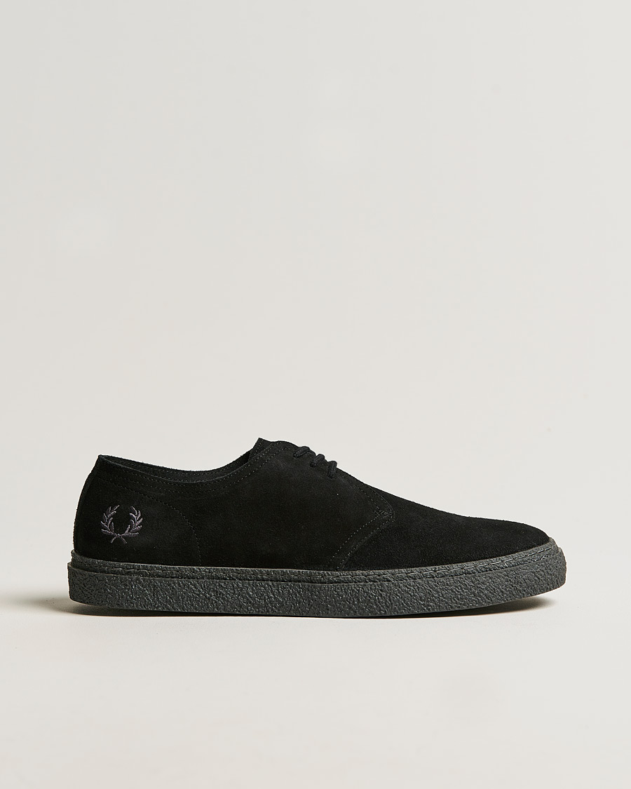 Herren | Fred Perry Linden Suede Derby Black | Fred Perry | Linden Suede Derby Black