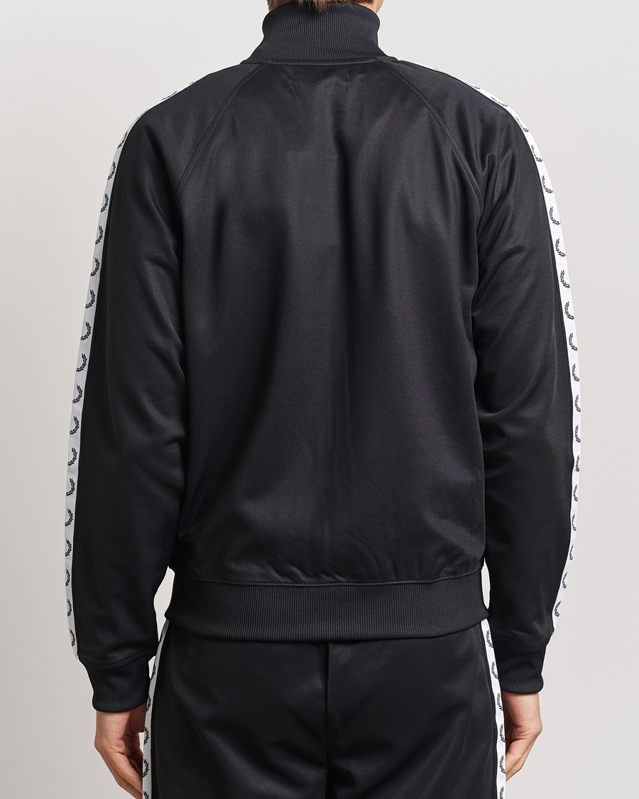 Herren | Pullover | Fred Perry | Taped Track Jacket Black