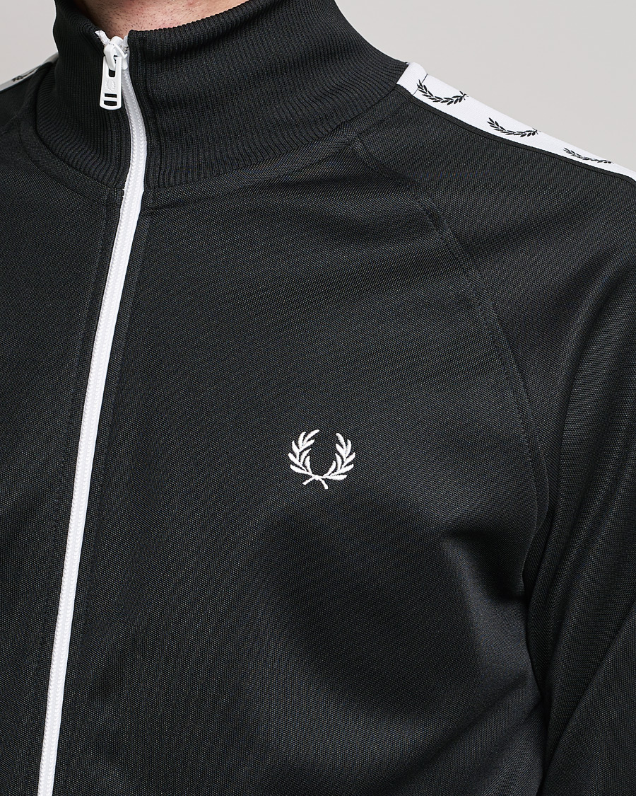 Herren | Pullover | Fred Perry | Taped Track Jacket Black