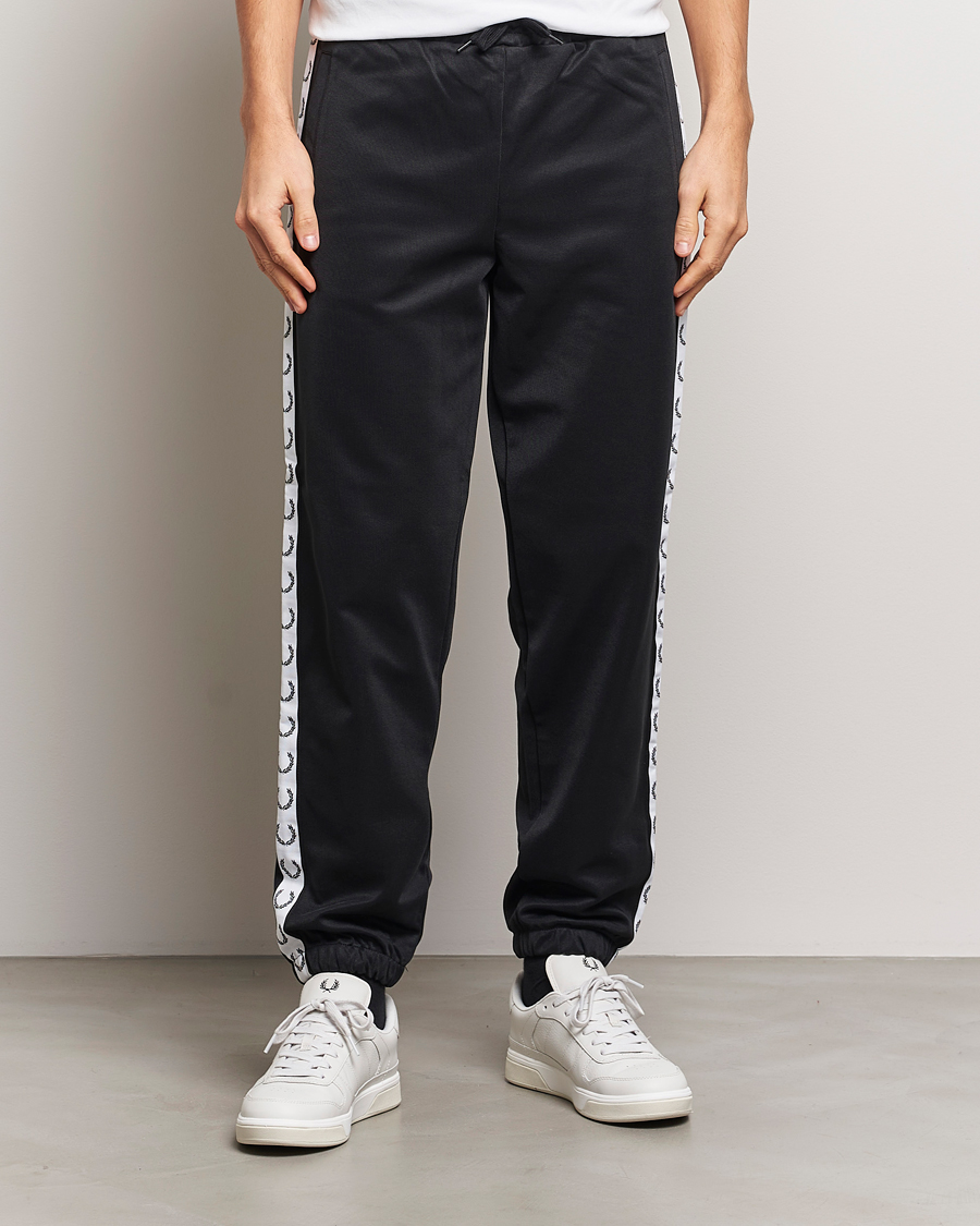 Men |  | Fred Perry | Taped Track Pants Black