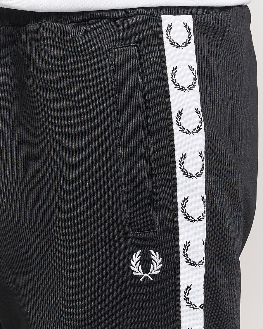 Herren | Hosen | Fred Perry | Taped Track Pants Black