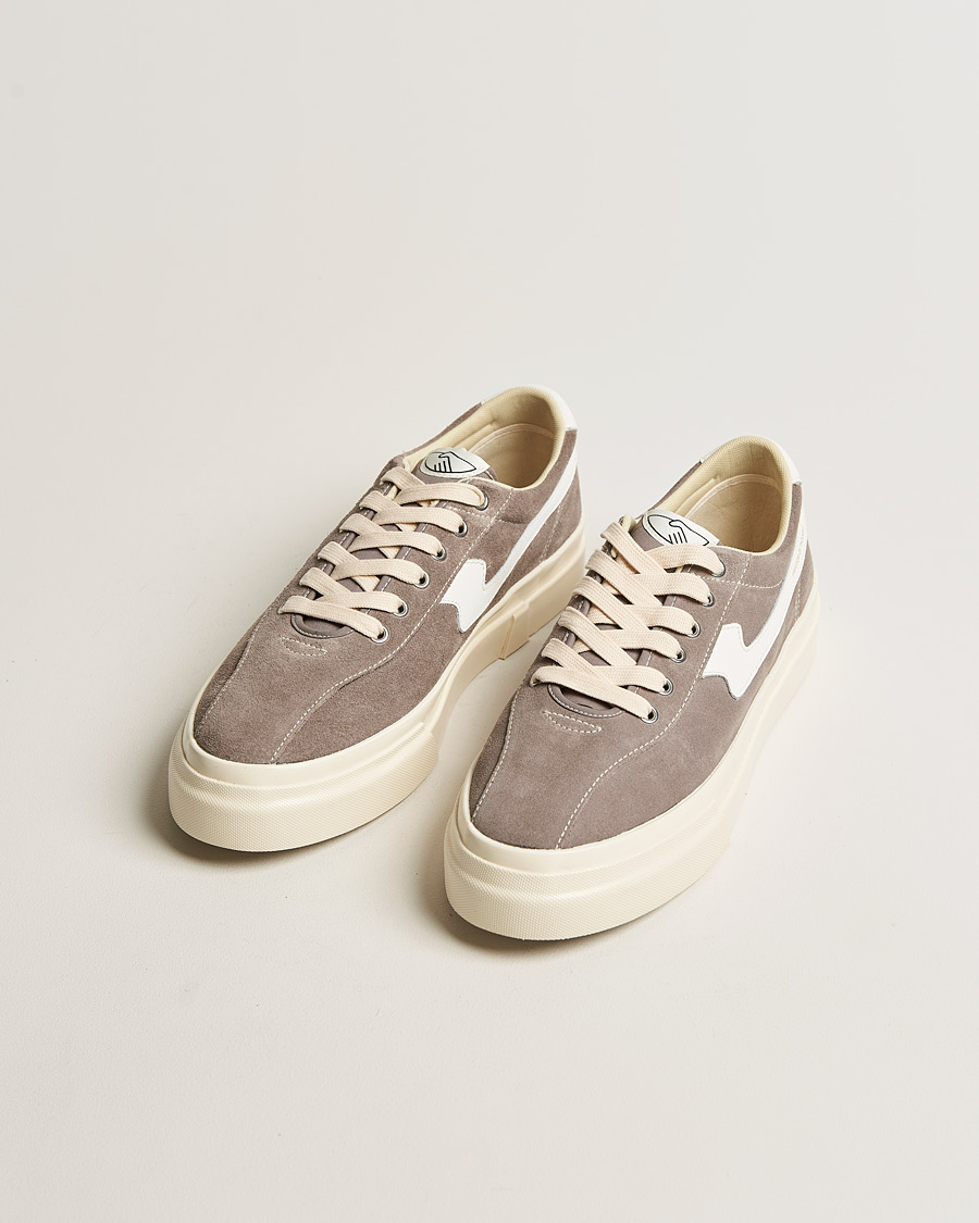 Herren | | Stepney Workers Club | Dellow S-Strike Suede Sneaker Grey/White