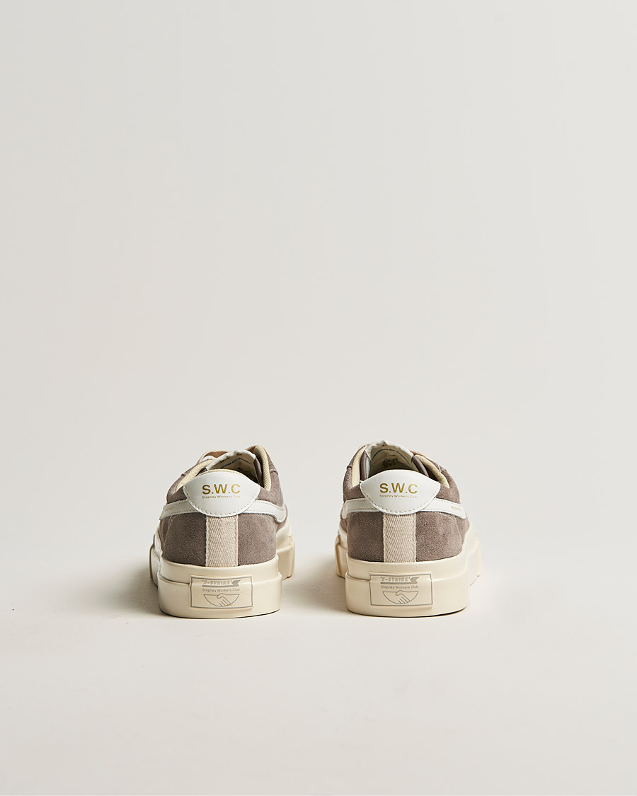 Herren | Stepney Workers Club Dellow S-Strike Suede Sneaker Grey/White | Stepney Workers Club | Dellow S-Strike Suede Sneaker Grey/White