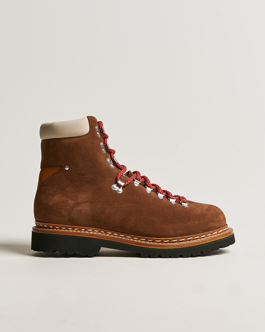 Herren | Heschung Iseran Fur Lined Suede Mountain Boot Brown | Heschung | Iseran Fur Lined Suede Mountain Boot Brown