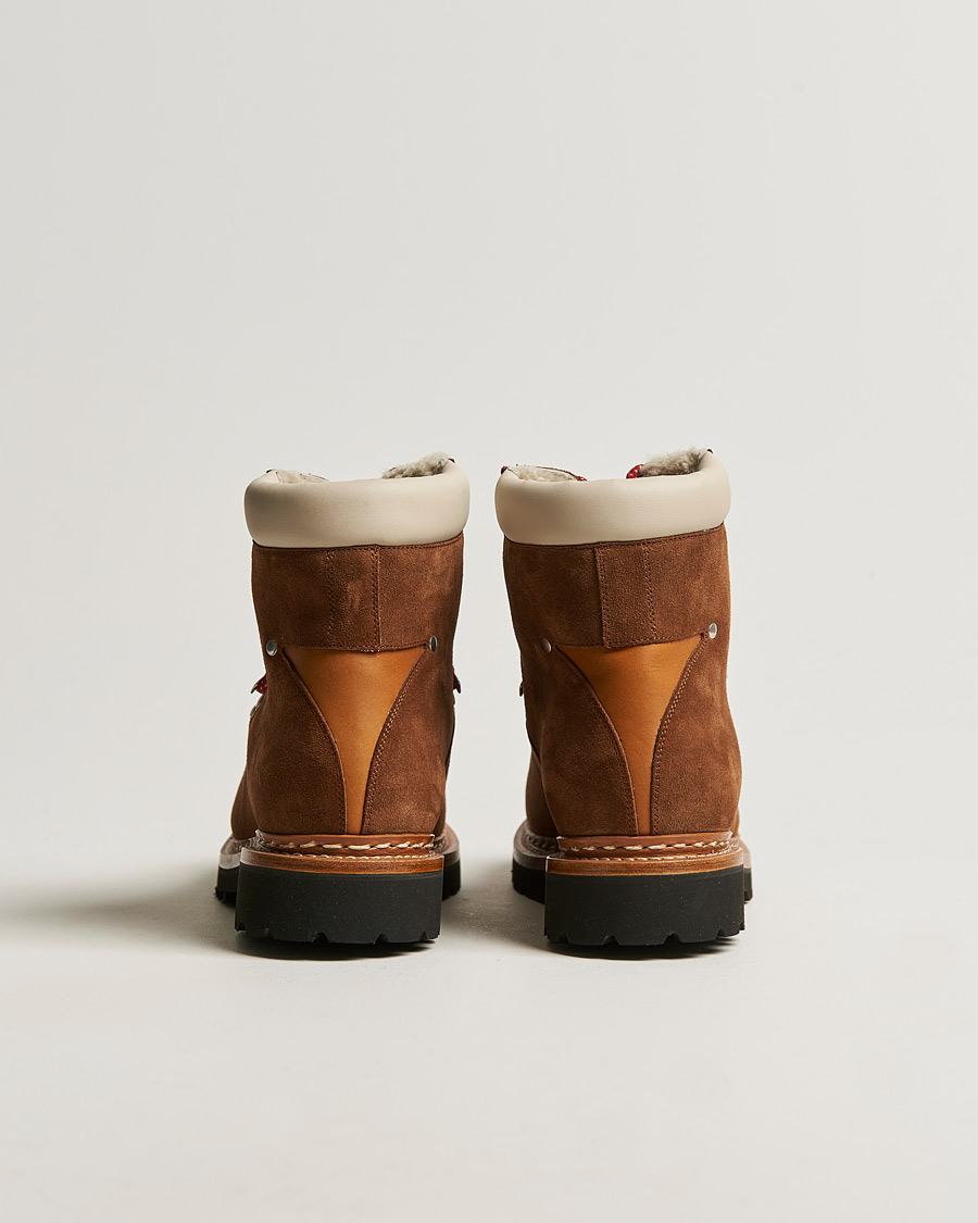 Herren | Heschung Iseran Fur Lined Suede Mountain Boot Brown | Heschung | Iseran Fur Lined Suede Mountain Boot Brown