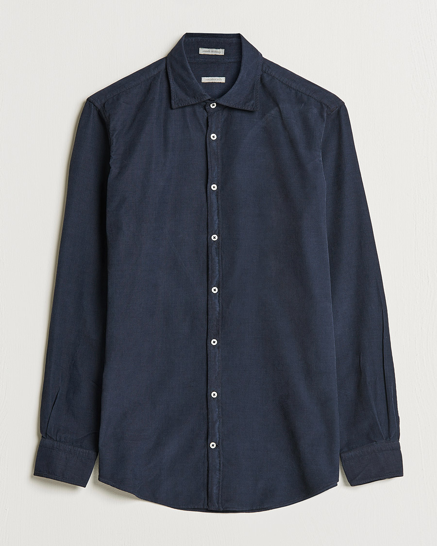 Herren | Hemden | Massimo Alba | Genova Watercolor Shirt Navy