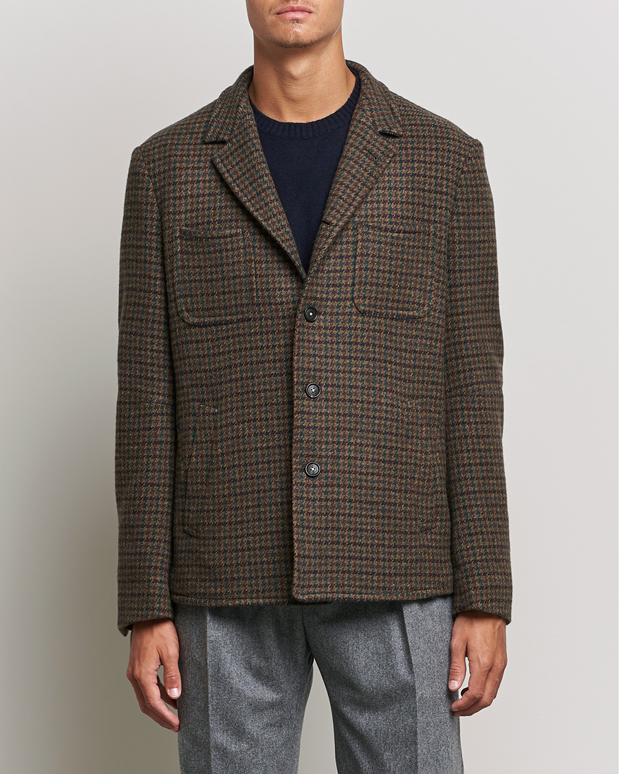 Herren | Jacken | Massimo Alba | Soft Tweed Jacket Bosco Check