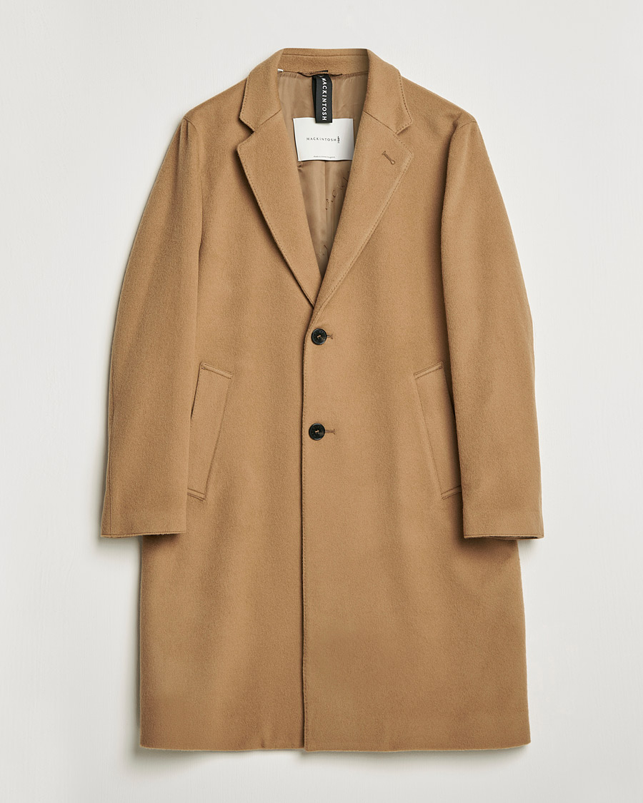 Herren | Jacken | Mackintosh | New Stanley Wool/Cashmere Coat Beige