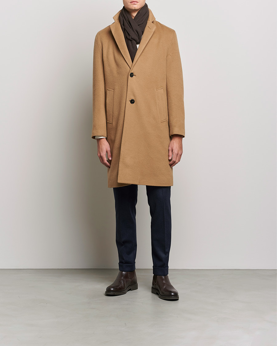 Herren | Jacken | Mackintosh | New Stanley Wool/Cashmere Coat Beige