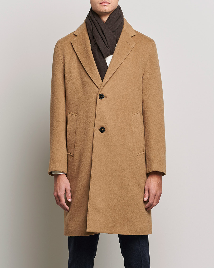 Herren | Jacken | Mackintosh | New Stanley Wool/Cashmere Coat Beige