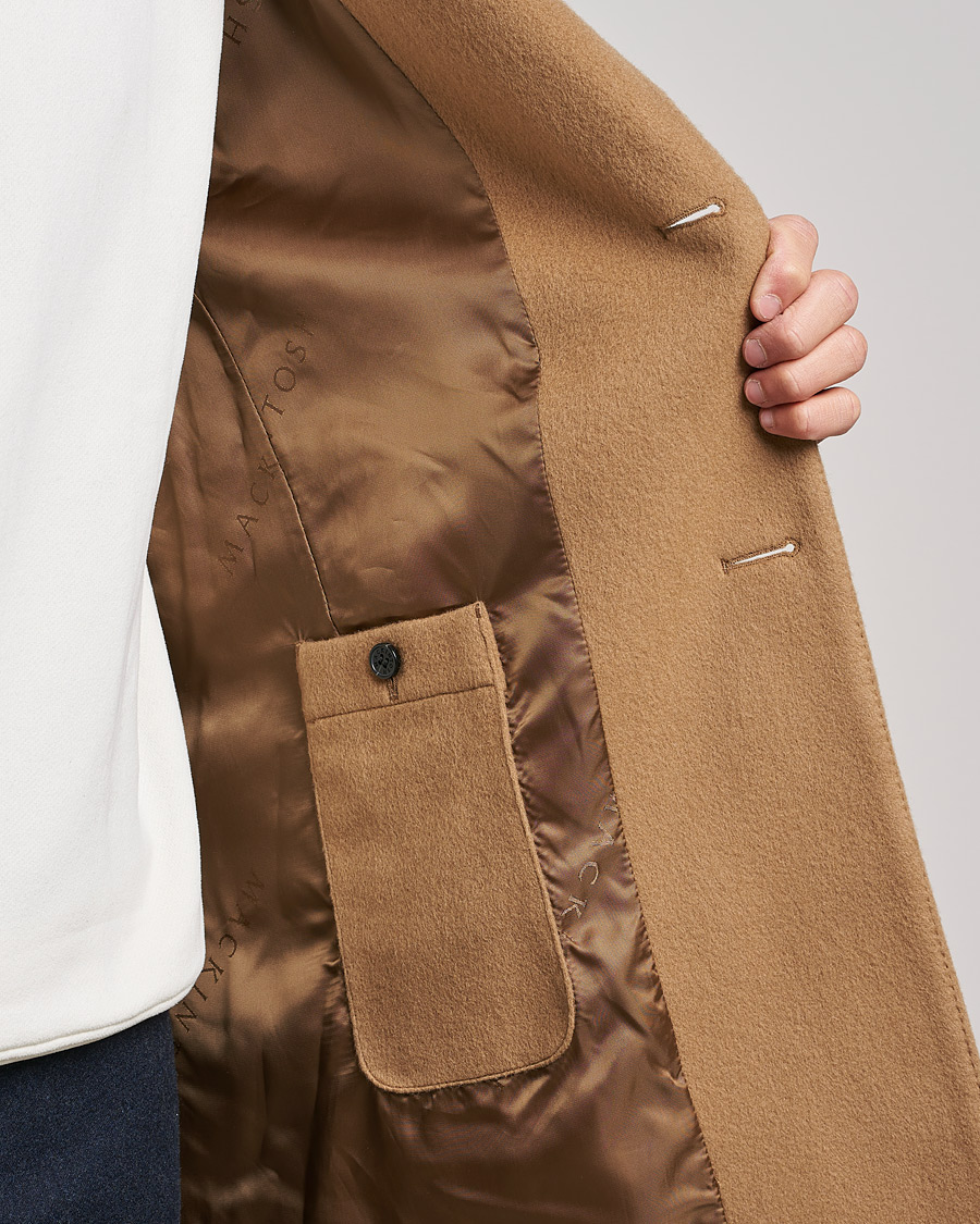 Herren | Jacken | Mackintosh | New Stanley Wool/Cashmere Coat Beige
