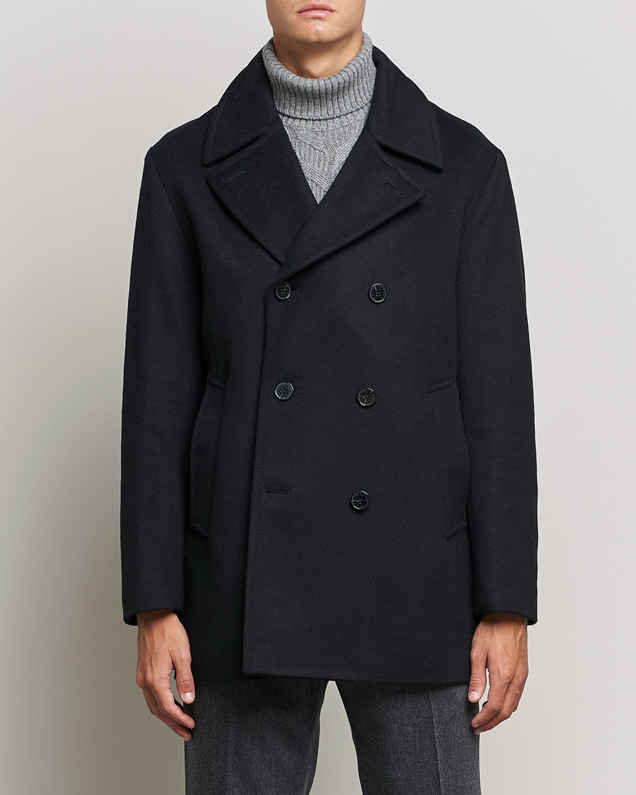 Men |  | Mackintosh | Dalton Wool/Cashmere Peacoat Black