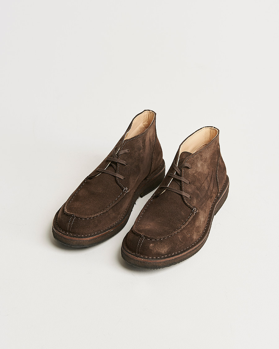 Astorflex Markflex Lined Chukka Boot Dark Brown Suede