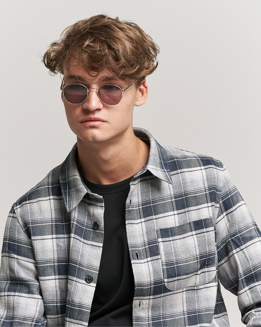 Herren | Eyewear | CHIMI | Octagon Sunglasses Silver/Grey